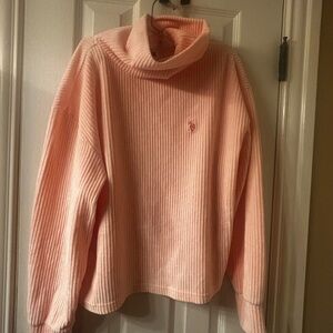 U.S. Polo Assn. Light Pink Cowl Neck Sweater